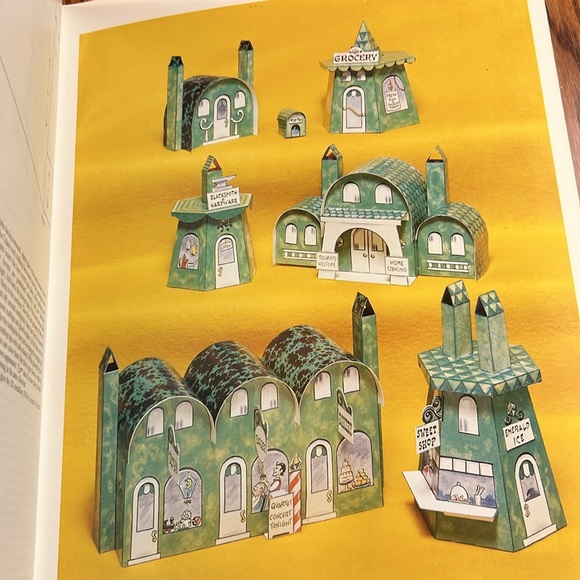 NWT 1980 Emerald City of OZ Cut & Assemble Paper Display Book - Picture 6 of 16